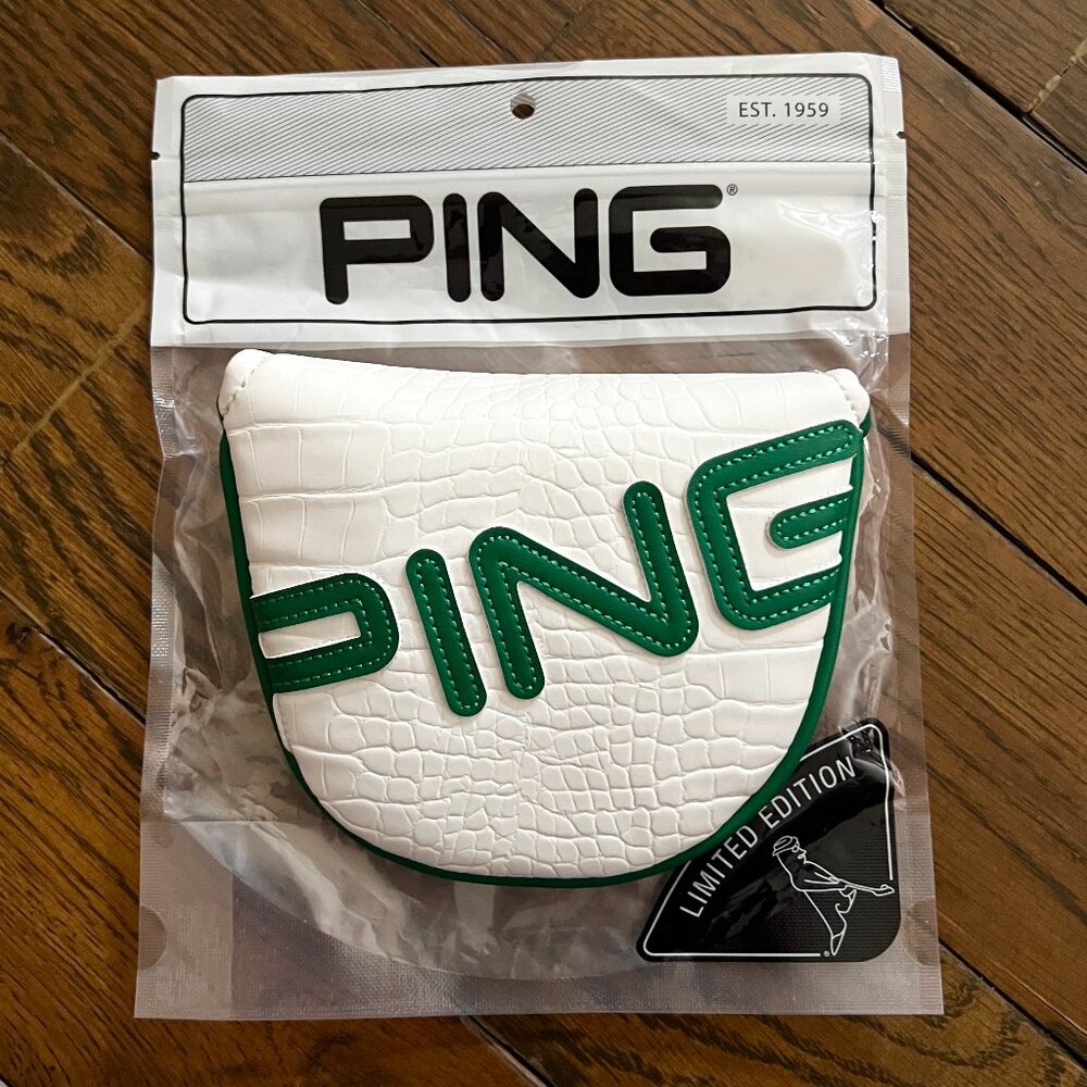 Ping Masters Limited Edition Mallet Putter Headcover 2024 Leather Magnet Closure